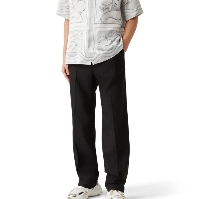 Pantaloni sartoriali in lana