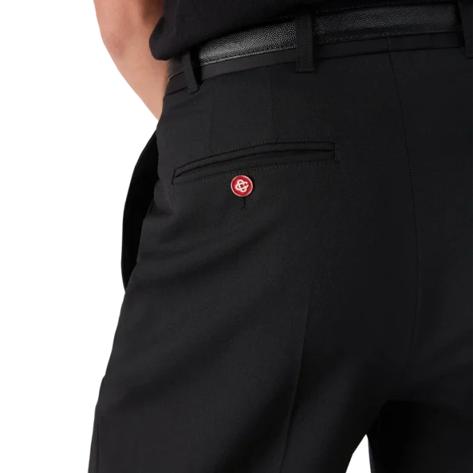 Pantaloni sartoriali in lana con pinces