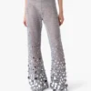 Pantaloni Silver Crochet Mirror