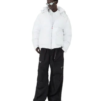 Piumino in nylon e ripstop