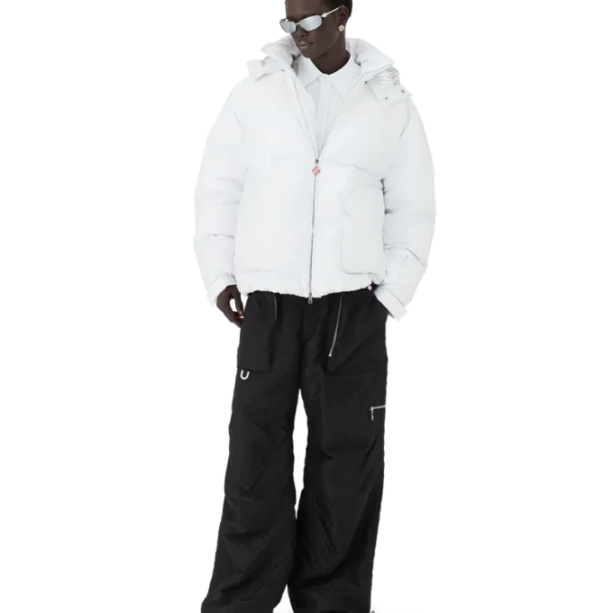 Piumino in nylon e ripstop