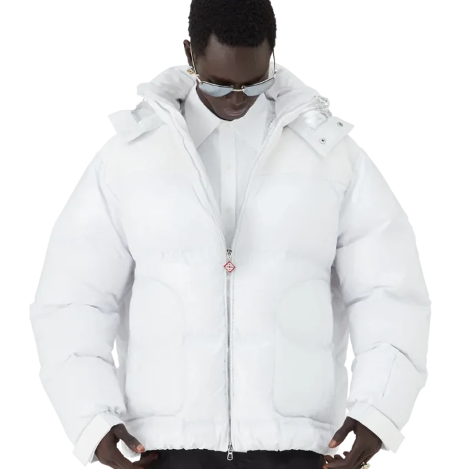 Piumino in nylon e ripstop