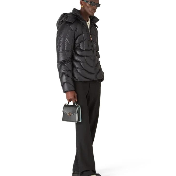 Piumino in nylon trapuntato Monogram