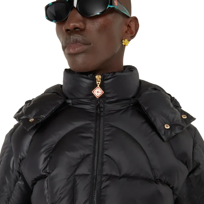 Piumino in nylon trapuntato Monogram