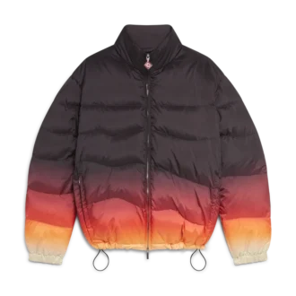 Piumino trapuntato sfumato