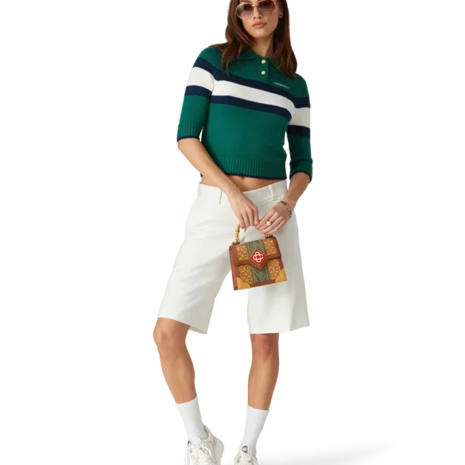 Polo a blocchi di colore Polo a blocchi di colore