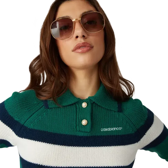 Polo a blocchi di colore Polo a blocchi di colore