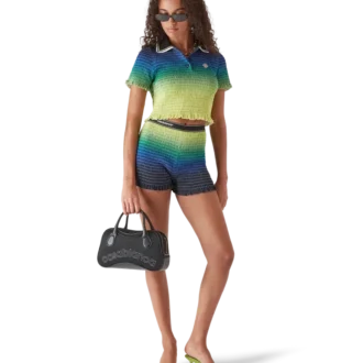 Polo a maniche corte con effetto sfumato