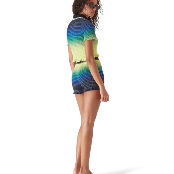 Polo a maniche corte con effetto sfumato Polo a maniche corte con effetto sfumato