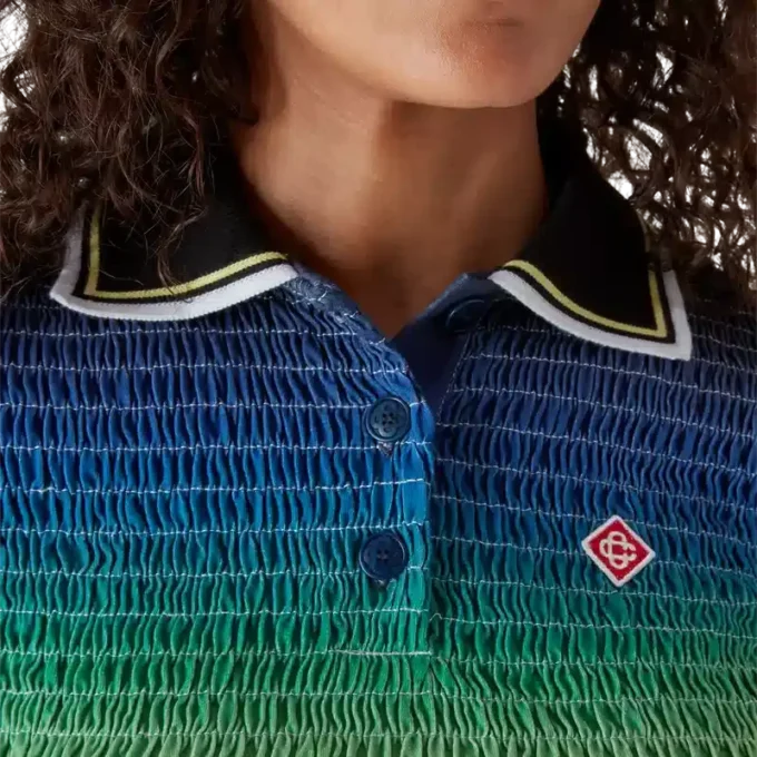 Polo a maniche corte con effetto sfumato Polo a maniche corte con effetto sfumato