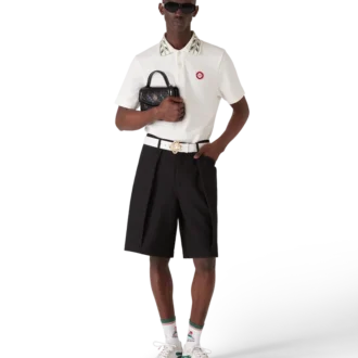 Polo a maniche corte in piqué Laurel in pantaloncini