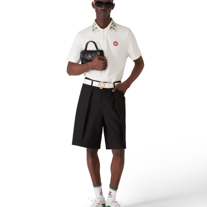 Polo a maniche corte in piqué Laurel in pantaloncini Polo a maniche corte in piqué Laurel in pantaloncini