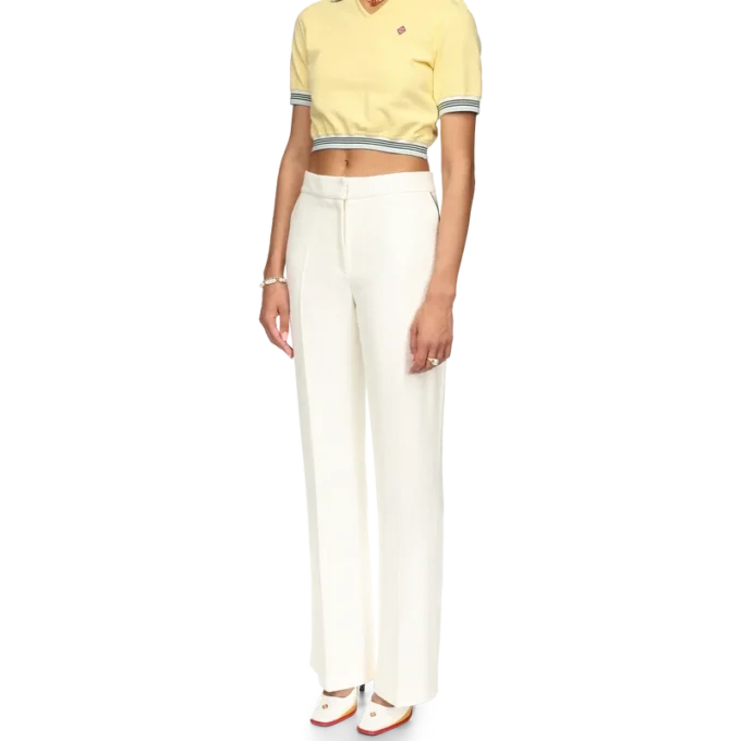 Polo corta in piqué