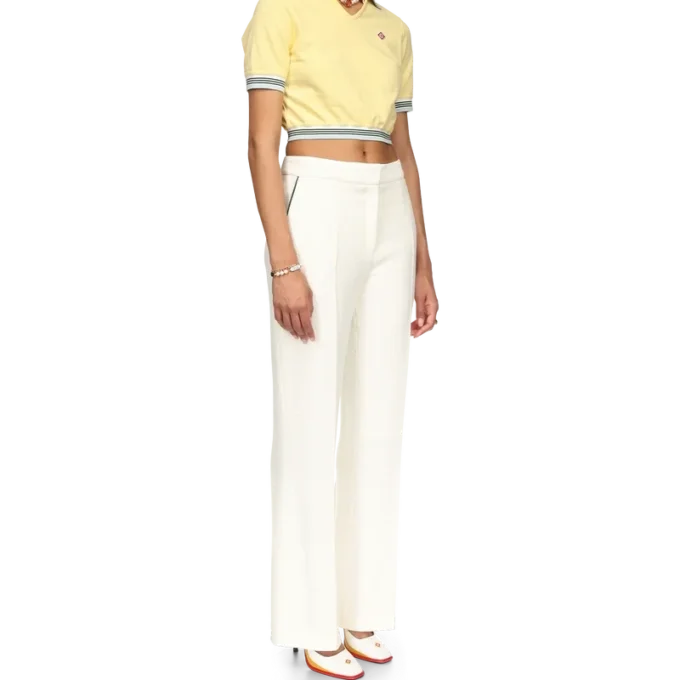 Polo corta in piqué