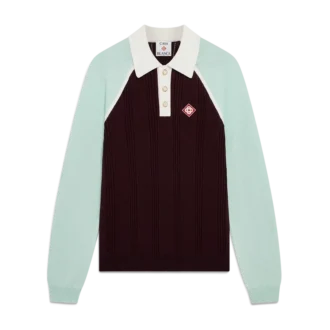 Polo da tennis a maniche lunghe