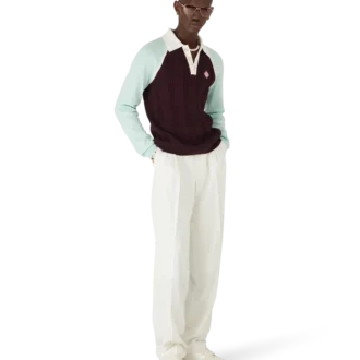 Polo da tennis a maniche lunghe