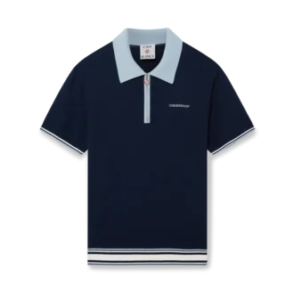 Polo da tennis in maglia merino
