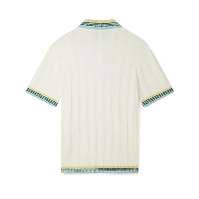 Polo in bouclé a coste