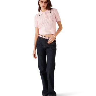 Polo in cotone Moulina