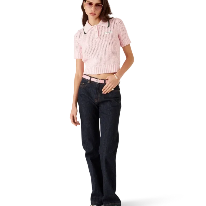 Polo in cotone Moulina