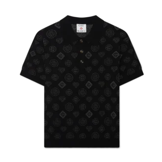 Polo in jacquard Monogram