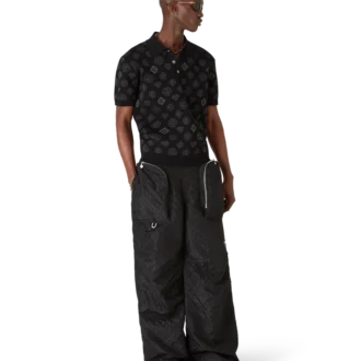 Polo in jacquard Monogram