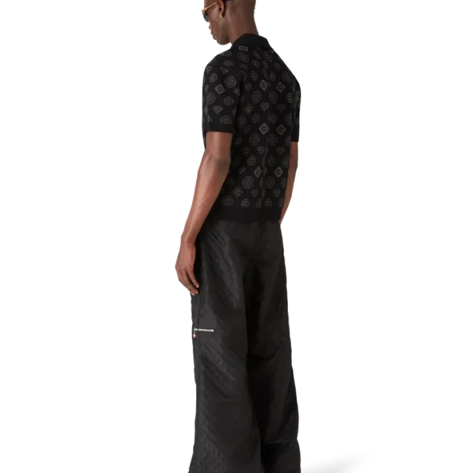 Polo in jacquard Monogram