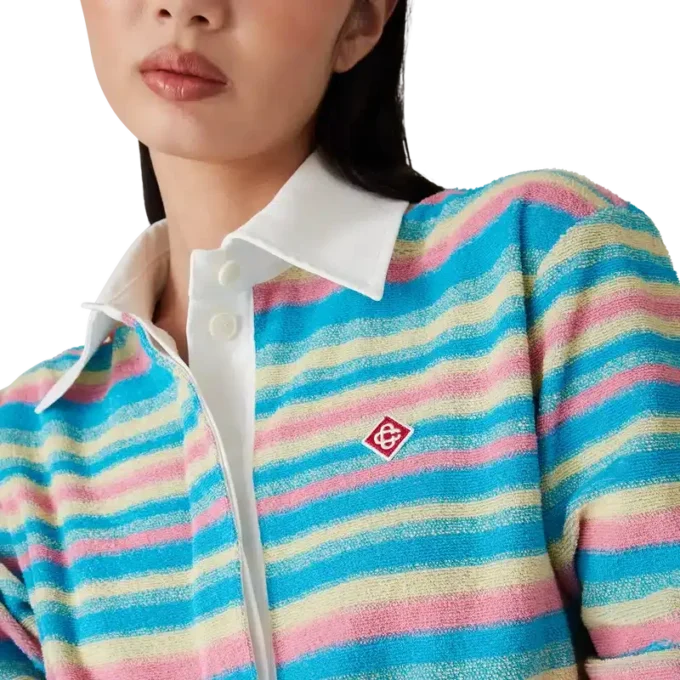 Polo in spugna a righe Polo in spugna a righe