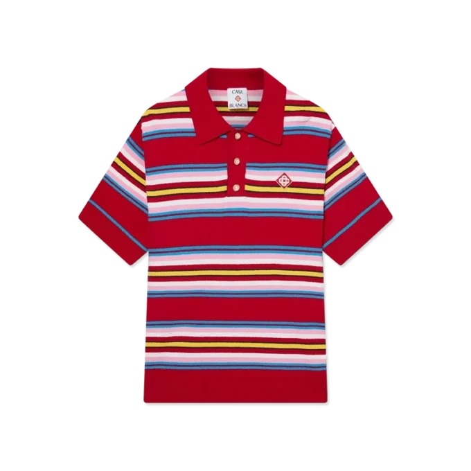 Polo oversize a righe