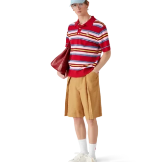 Polo oversize a righe