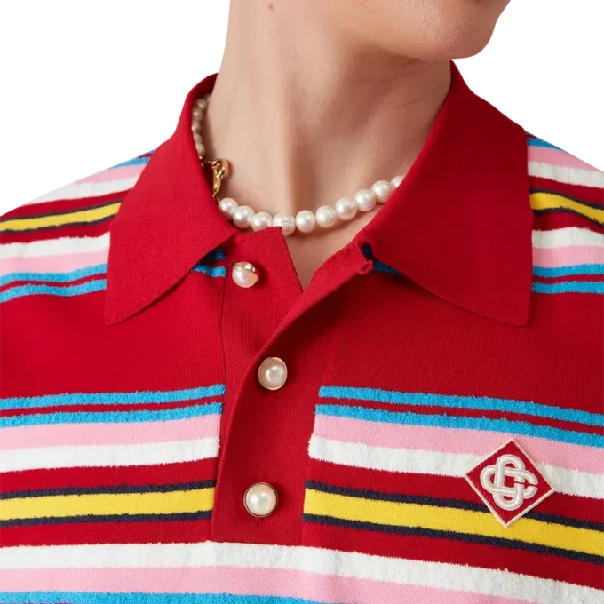 Polo oversize a righe