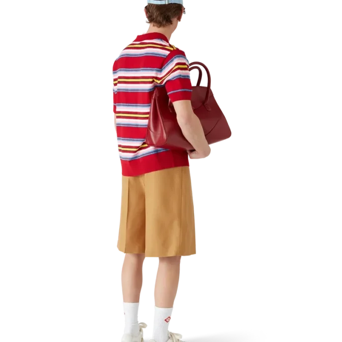 Polo oversize a righe