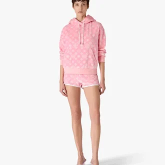 Sandali mules con tacco rosa