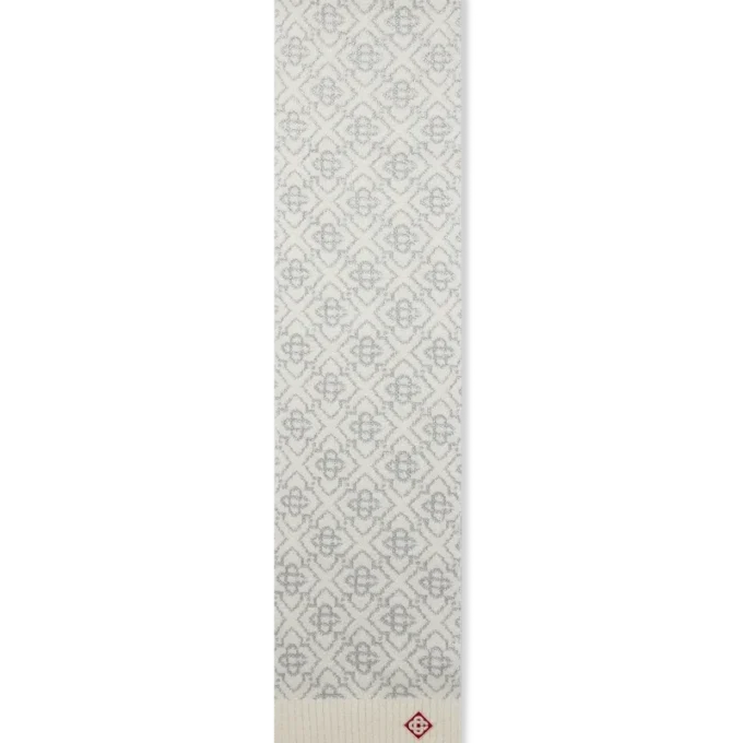 Sci Sciarpa in mohair con monogramma