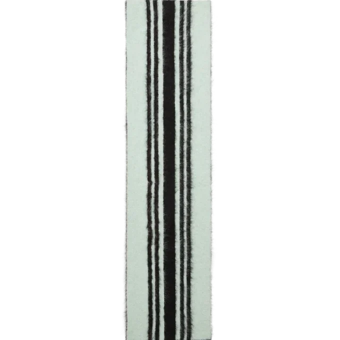 Sciarpa in mohair a righe