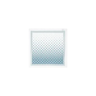 Sciarpa in seta media con monogramma sfumato