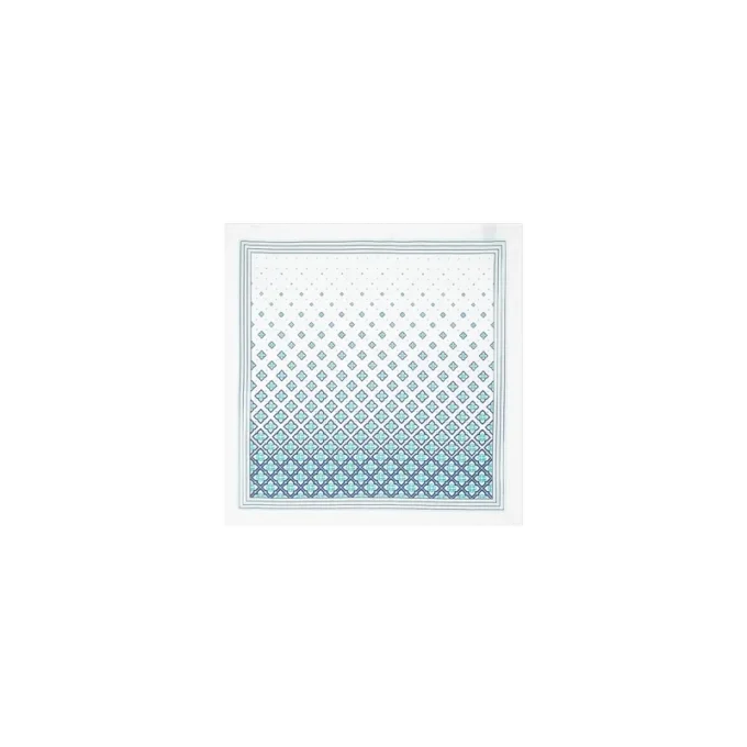 Sciarpa in seta media con monogramma sfumato