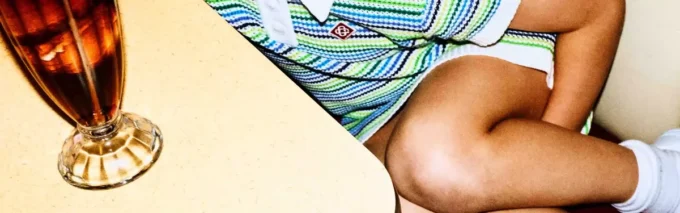 Sciarpa in seta media con monogramma sfumato