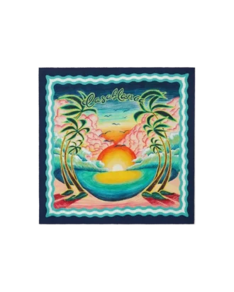 Sciarpa in seta media Danse De La Mer