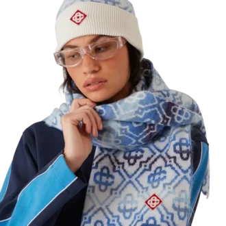 Sciarpa Monogram Space Dye