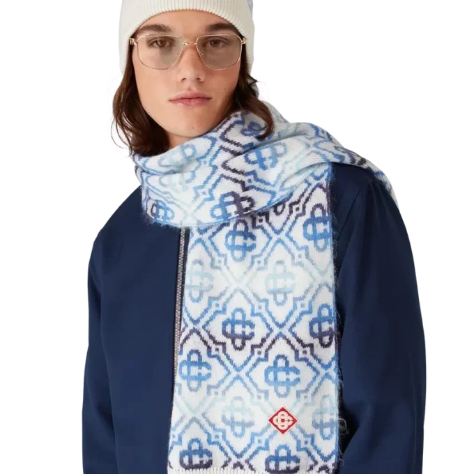 Sciarpa Monogram Space Dye Sciarpa Monogram Space Dye