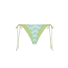 Slip bikini con monogramma ondulato