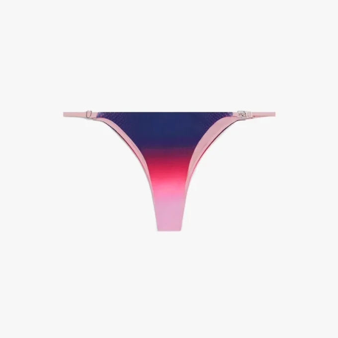 Slip bikini con sfumature color melanzana