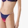 Slip bikini con sfumature color melanzana