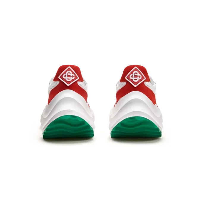 Sneaker Atlantis da uomo bianca e rossa