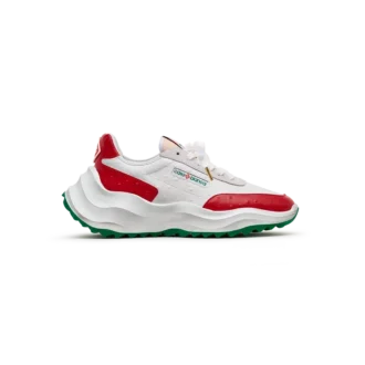 Sneaker Atlantis Red Ostrich da uomo