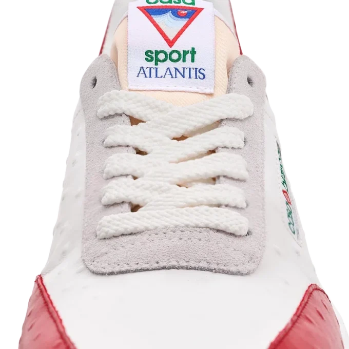 Sneaker Atlantis Red Ostrich da uomo