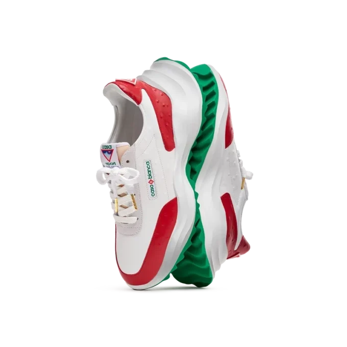 Sneaker Atlantis Red Ostrich da uomo