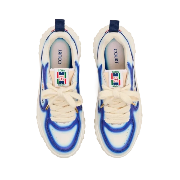 Sneaker Court Blue Fade da donna