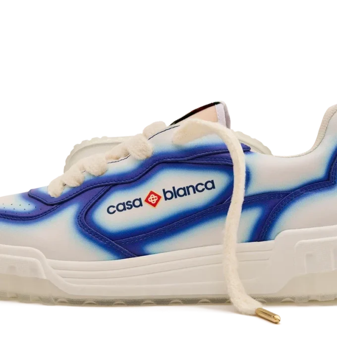 Sneaker Court Blue Fade da donna